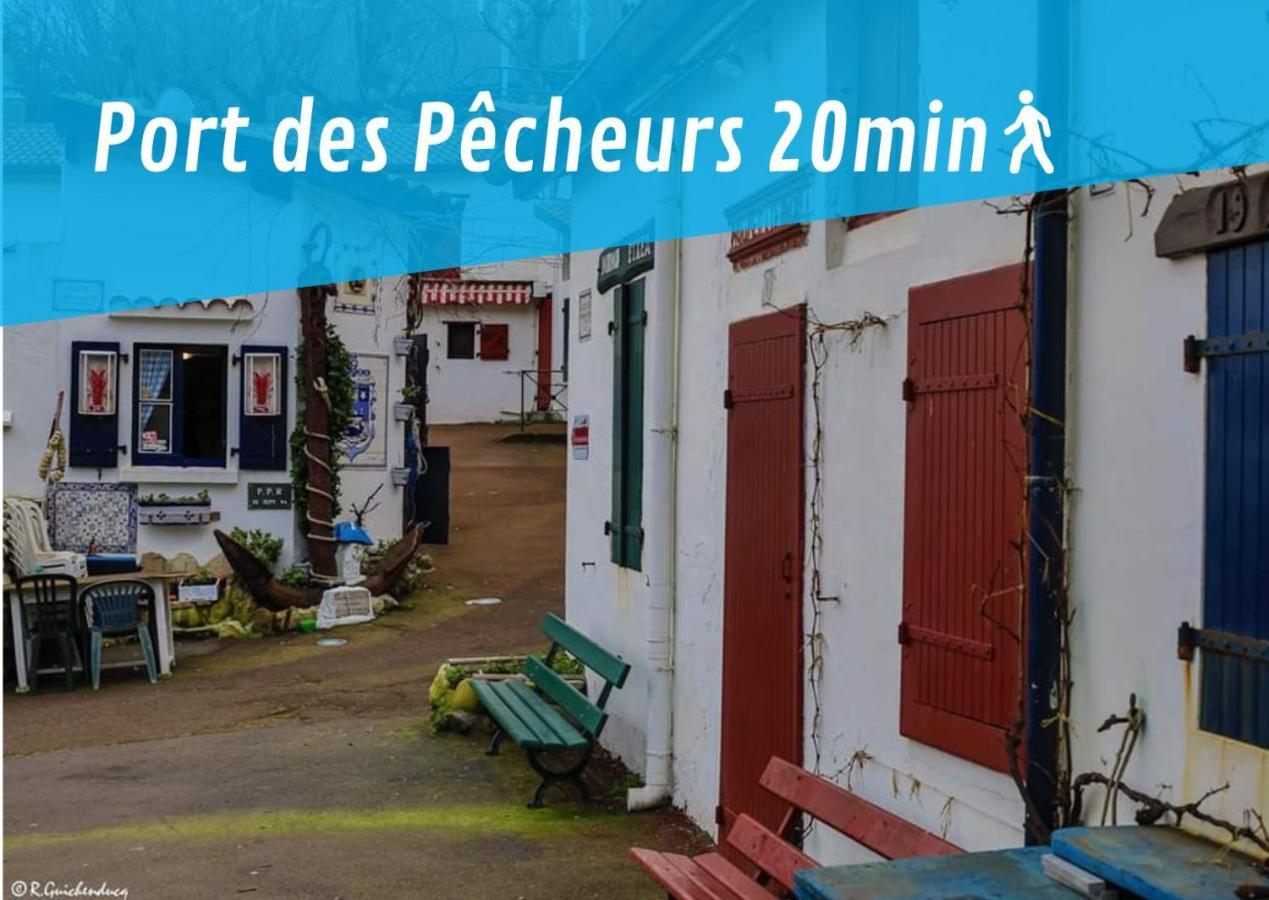 Lalanne Btz, Duplex Jardinet Pres De La Plage Biarritz Dış mekan fotoğraf